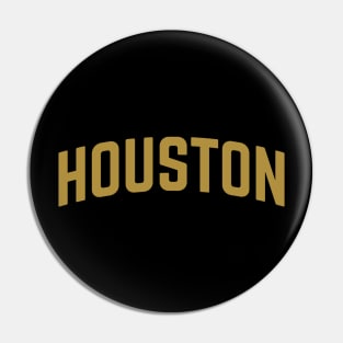 Houston City Typography Pin