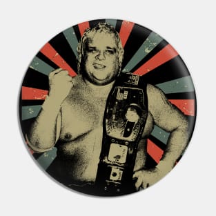 Dusty Rhodes || Vintage Art Design || Exclusive Art Pin