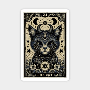 Devil Cat Tarot Card Magnet