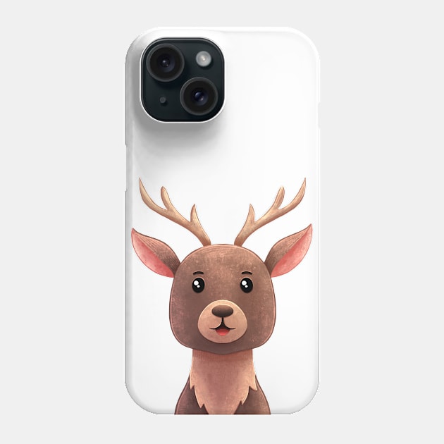 Deer cartoon Phone Case by Karmellime