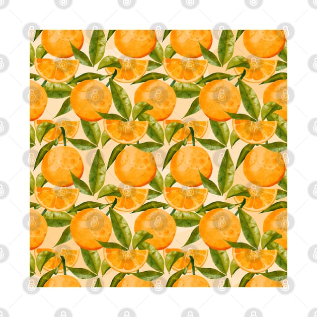 orange pattern by MutchiDesign