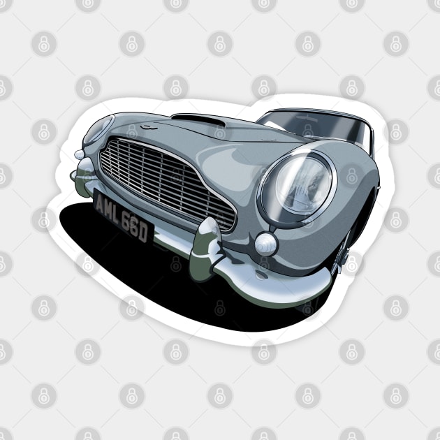 1966 Aston Martin DB5 in silver Magnet by candcretro