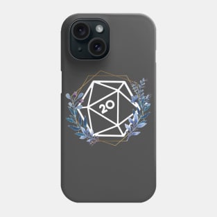 Floral Gold D20 Phone Case