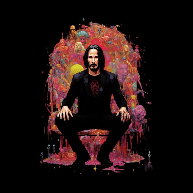 Keanu Reeves Psychedelic Zen Mediation by Celebrity Zen