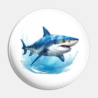 Blue Shark Pin