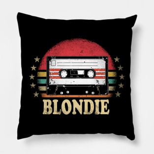 Classic Name Blondie Vintage Styles Christmas Flower 70s 80s 90s Pillow