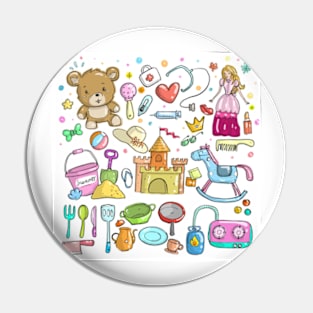 Cute pattern princess Pin