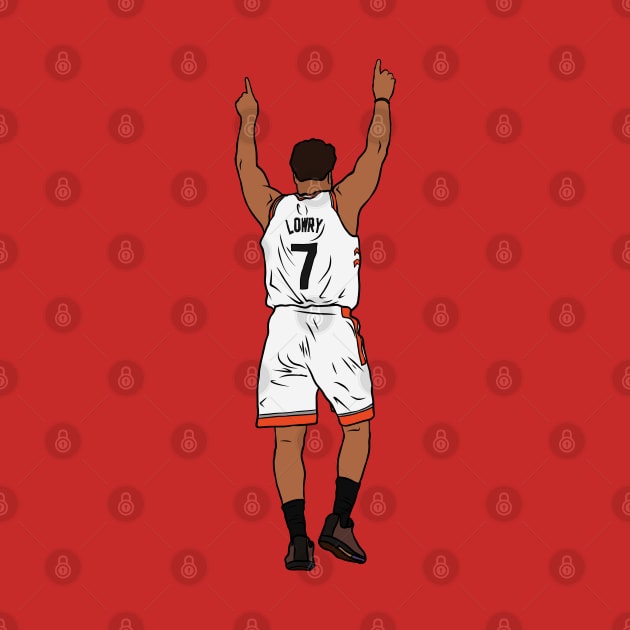 Kyle Lowry Pointing Up by rattraptees