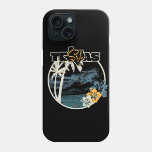 Texas Style Lone Surfer Blues Phone Case