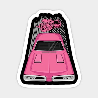 Dodge Coronet Super Bee 1970 - pink Magnet