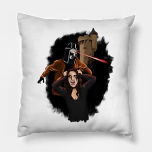 scary castle monster Pillow