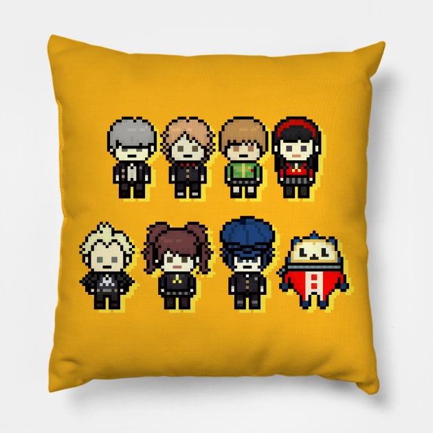 P4 Cast Pillow by Tatsu_chan