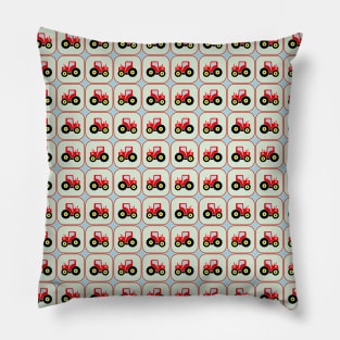 Toy tractor pattern Pillow