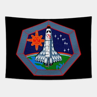 Black Panther Art - NASA Space Badge 119 Tapestry