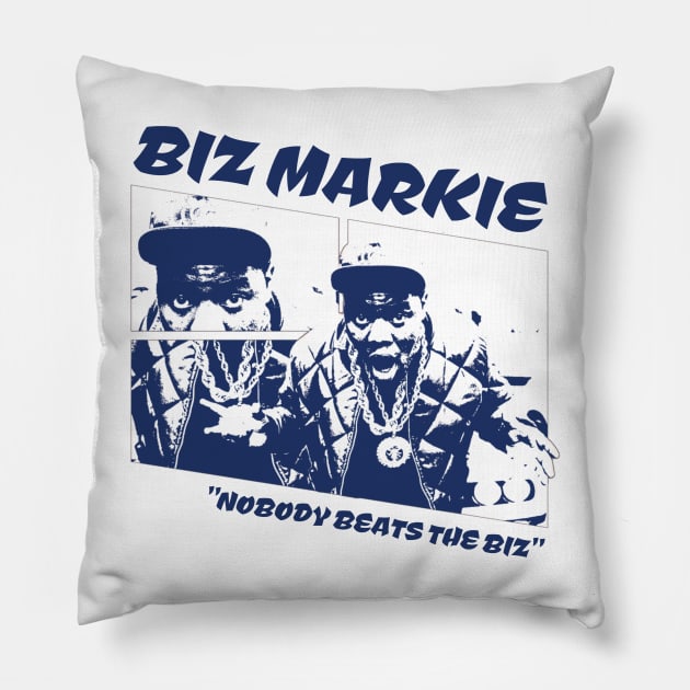 nobody beats the biz Pillow by Buddydoremi