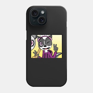 Melody the Guitarist Skunk Phone Case