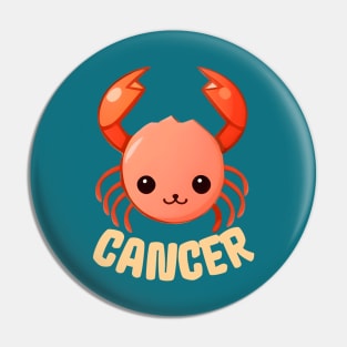 Cancer Zodiac Sign Pin