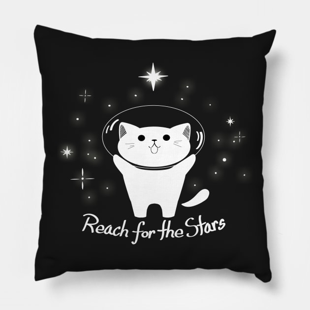 Reach for the Stars Pillow by Schrebelka