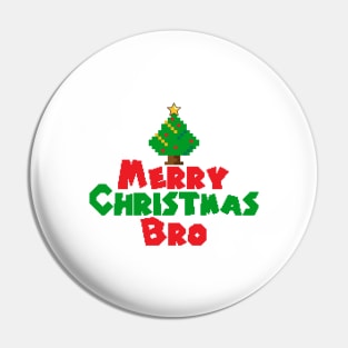 Merry Christmas Bro Pin