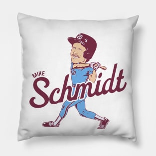 Mike Schmidt Caricature Pillow