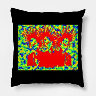 Punk Gang Rainbow by Blackout Design Pillow