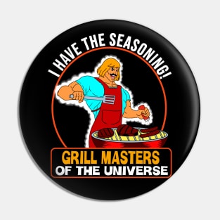 Grill Masters of the Universe Barbecue Man Pin