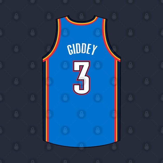 Josh Giddey Oklahoma City Jersey Qiangy by qiangdade