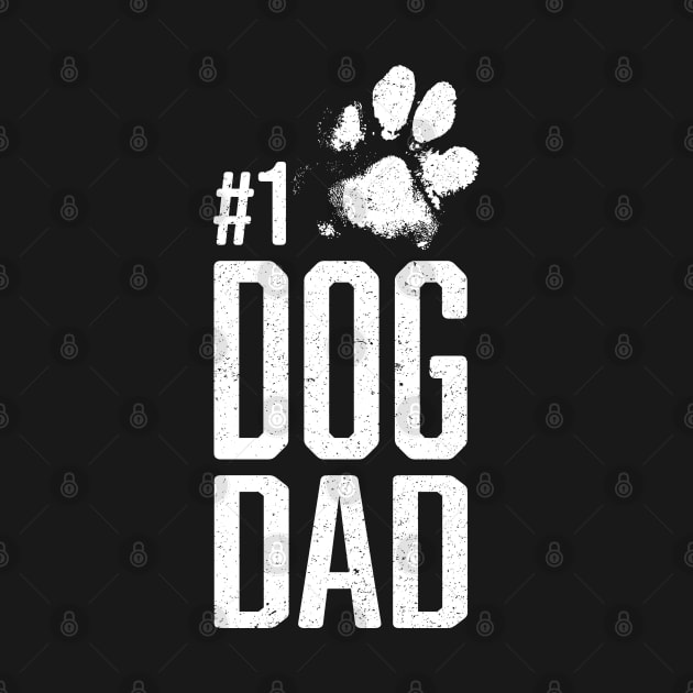 #1 Dog Dad - Number One Dog Lover Gift by Elsie Bee Designs