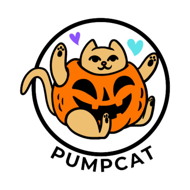 Pumpcat TShirt - Cat In Pumpkin Happy by Magnus28