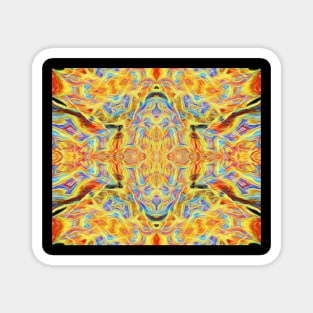 Symmetrical pattern Magnet