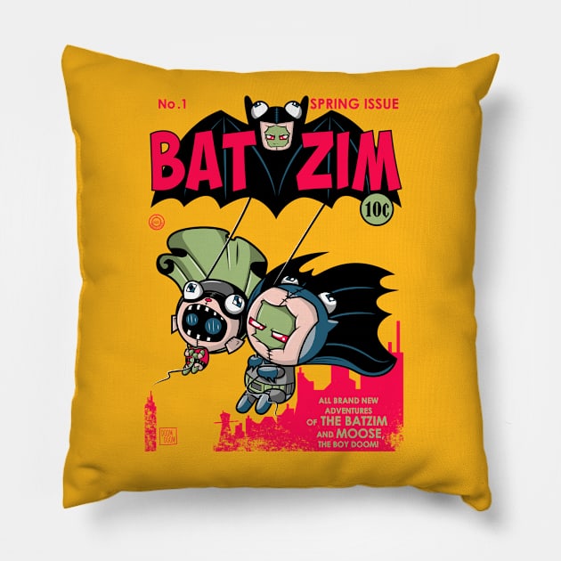 BatZim Pillow by hoborobo