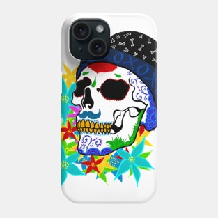 Skull and Flowers Phone Case