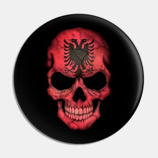 Albanian Skull Pin