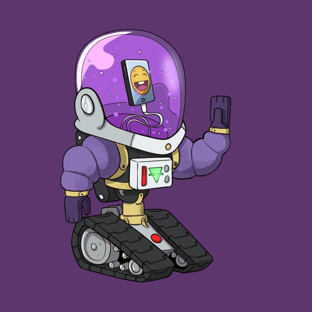 Tiny Hats Space Robot "Fone-Bot" by hiwez