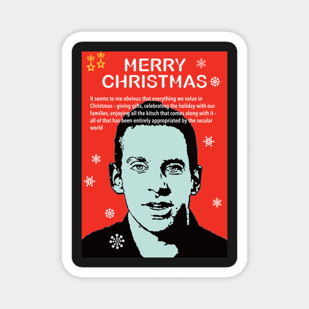 Atheist Christmas with Sam Harris Magnet by DJVYEATES