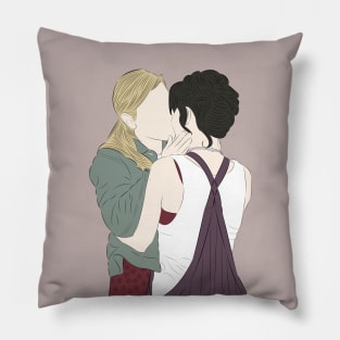 Dani and Jamie - The Haunting of Bly Manor Pillow