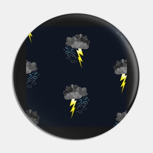 Thunder and Lightning Pin