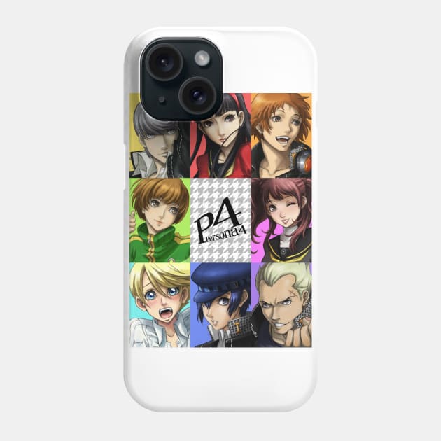 Persona 4 Phone Case by Lunatyk