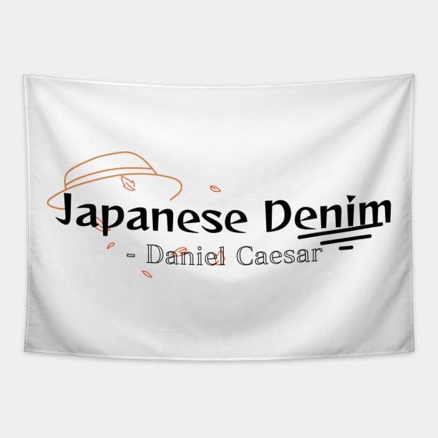 Japanese Denim Tapestry by The Bing Bong art