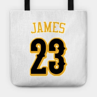 lebron james lakers hollywood Tote