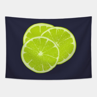 Three Green Limes Tapestry
