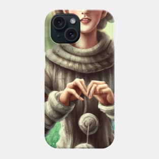 Best knitting mom ever Phone Case