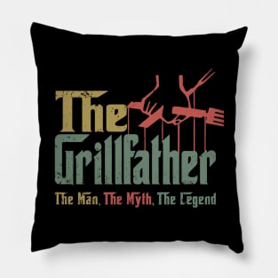 Mens Grillfather Tshirt Grill Shirts for Men Pillow