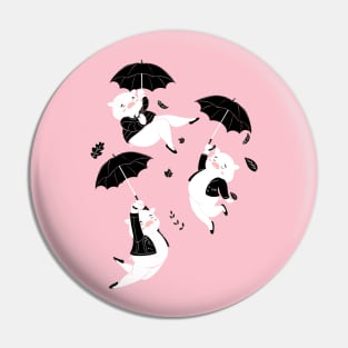 Umbrella pigs Pin