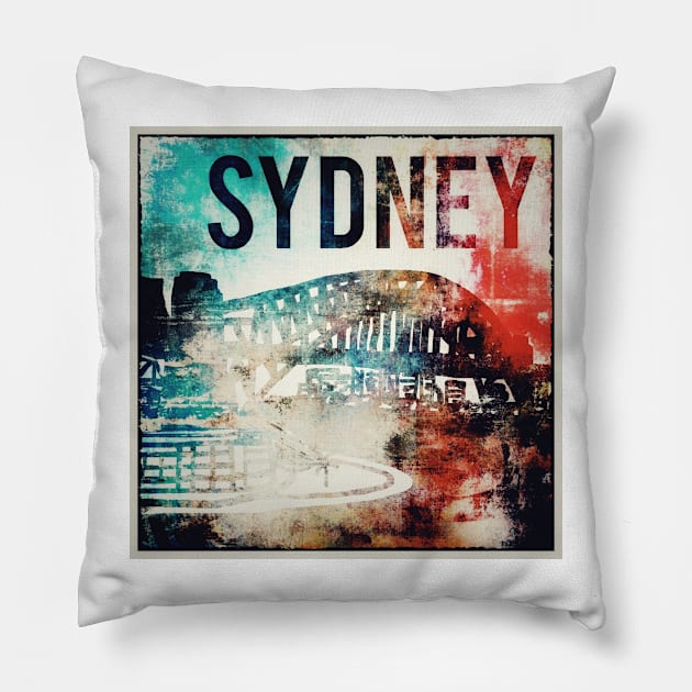 Sydney, Australia Pillow by goodieg