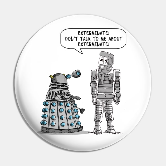 Dalek Adams Mashup (Boxbot Marvin) Pin by tone