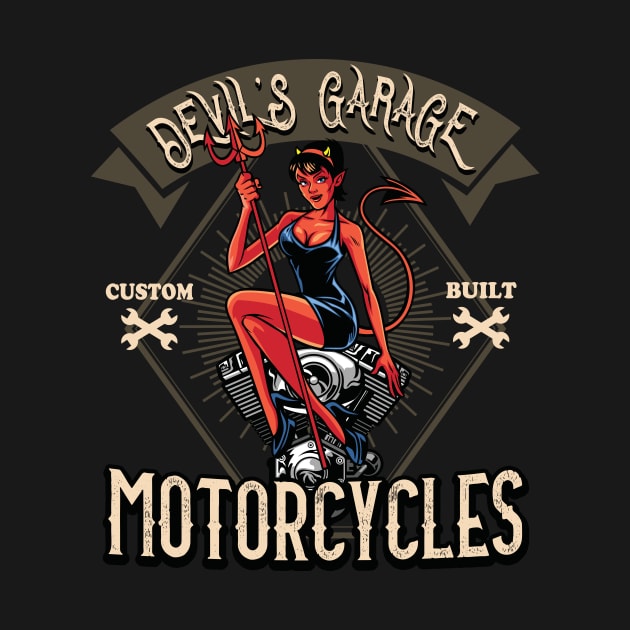 Devil's Garage Motorcycles by Foxxy Merch