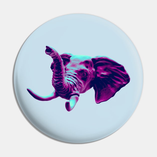 Colorful Elephant Pin by JonHale