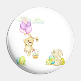 Beautiful bunny design for children and baby clothing for Easter or to decorate a nursery. Pin