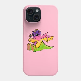 Little, Sapphic Dragon Phone Case